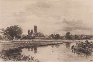 Canterbury from the Stour